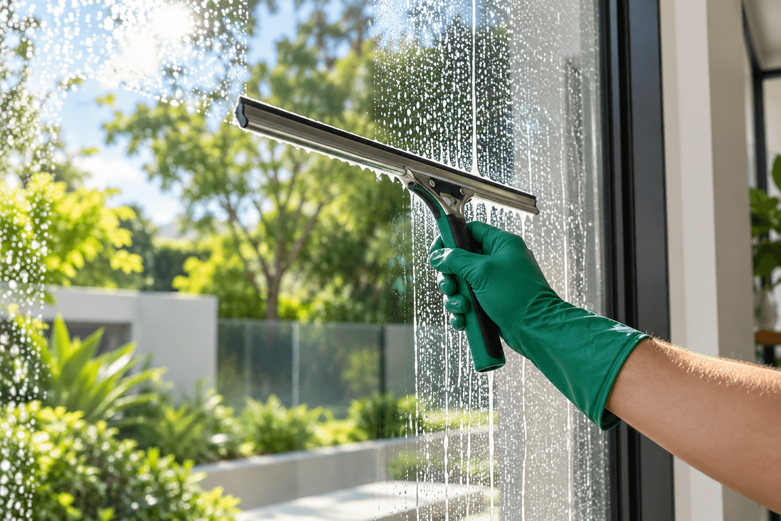 window cleaning — illustrative service photograph