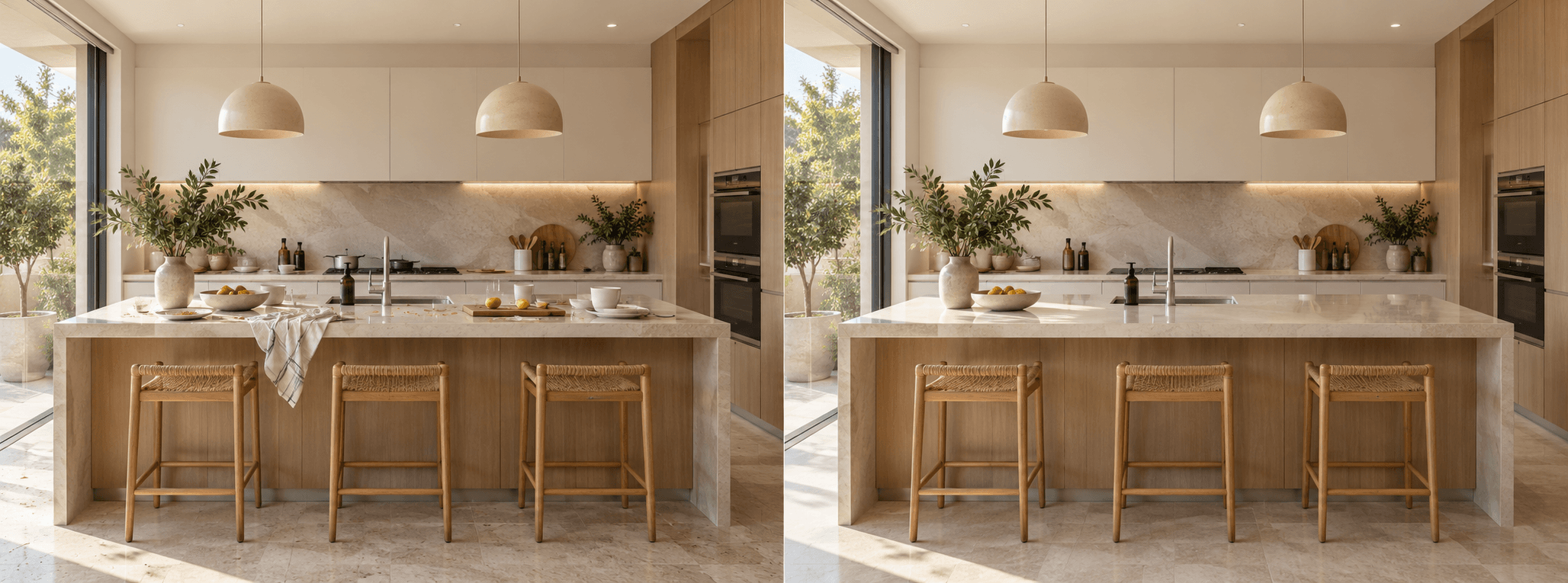 Illustrative kitchen before cleaning demo